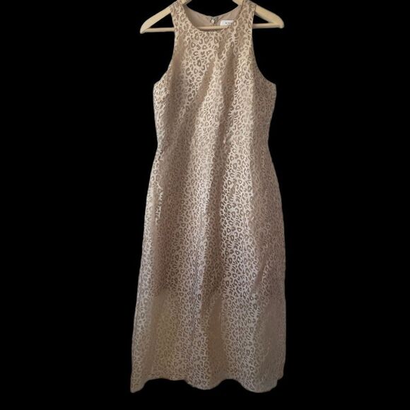 Ali & Jay Los Angeles Tan Fitted Burnout Tank Dress Sz M - Picture 1 of 8